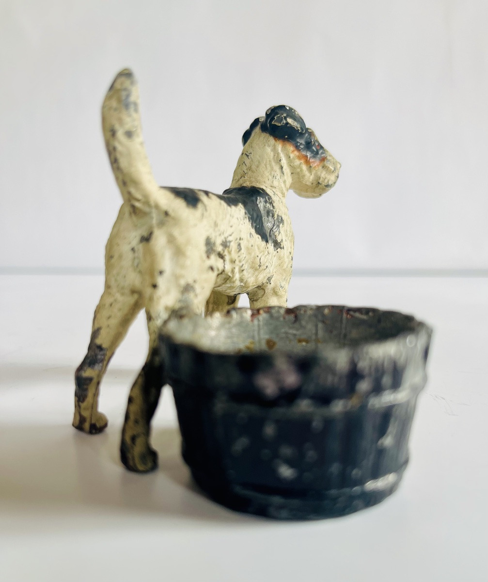 Chien terrier - Plomb de Nuremberg -photo-2